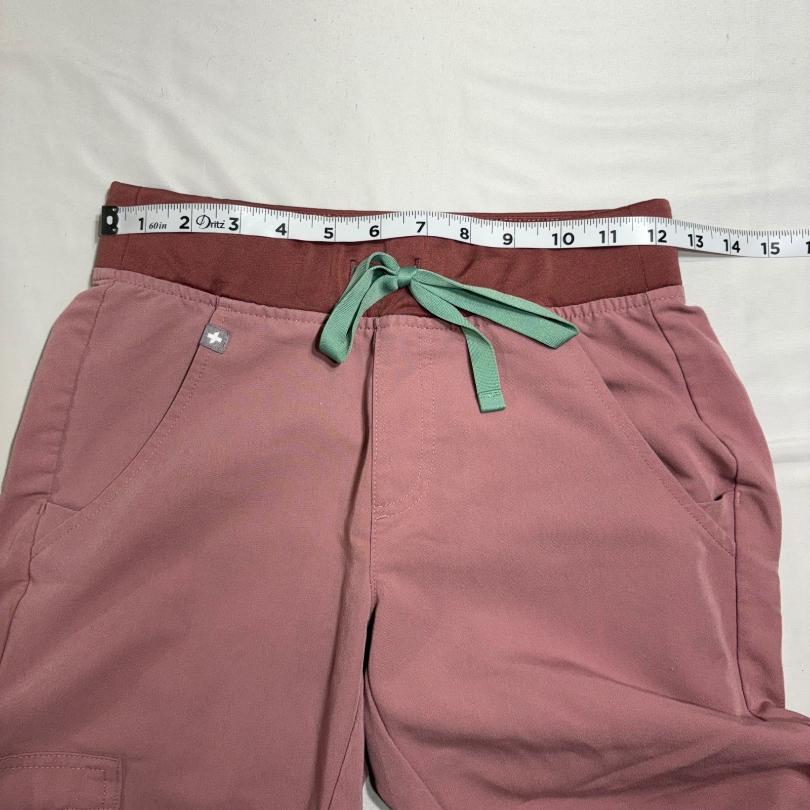 FIGS Scrub Set Women XXS Mauve Casma Top Zamora Jogger Pant Technical Collection