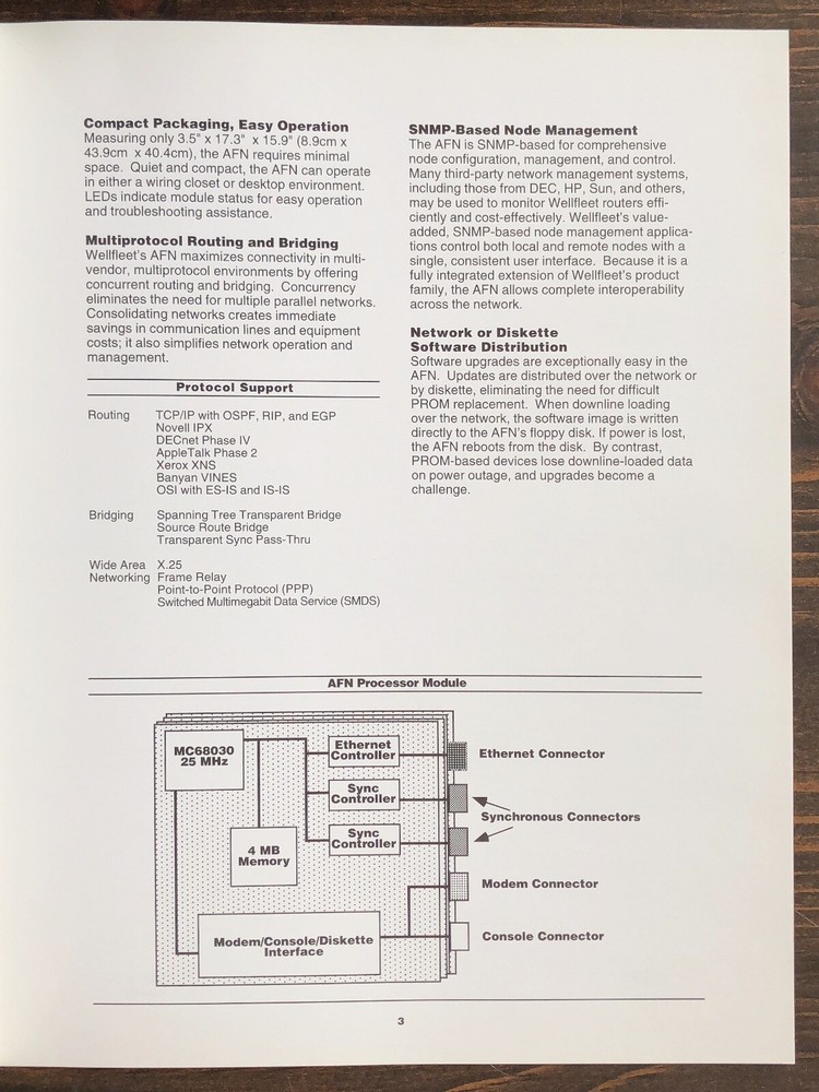 Wellfleet Communications - Access Feeder Node Sales Brochure 1992