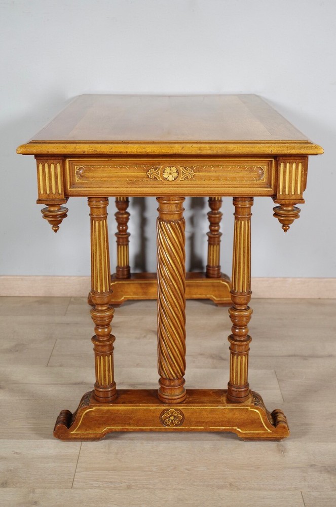 Dufin Signed Renaissance Style Desk