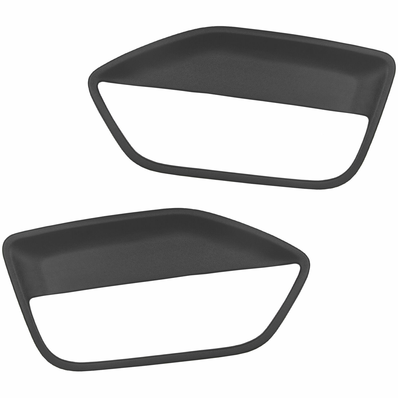 For 2005-2009 Ford Mustang Pair Interior Door Panel Insert Hard Cover Black