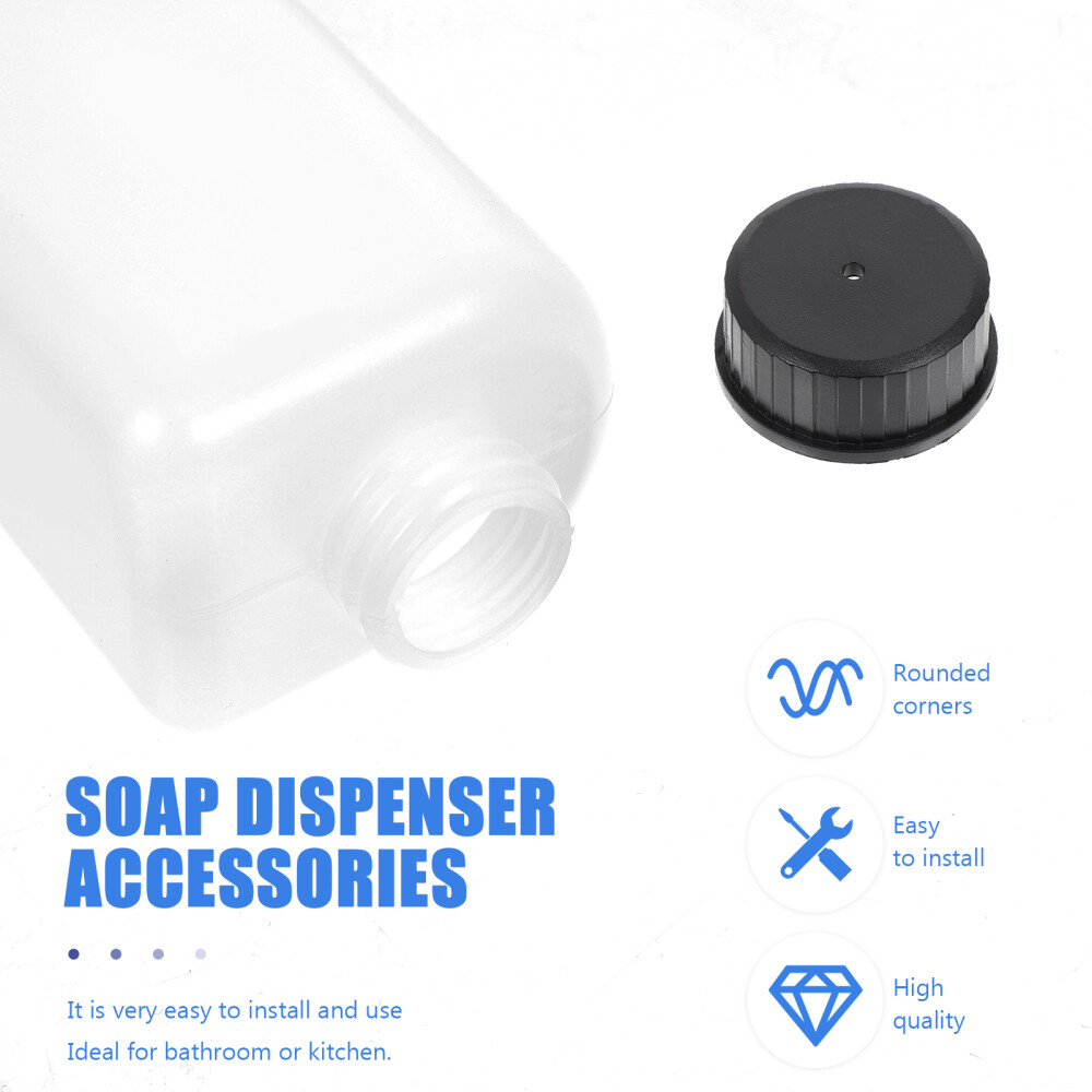 3 Sets Wall Mount Dispenser Pump Replacement Shampoo Bottle Soap Container New