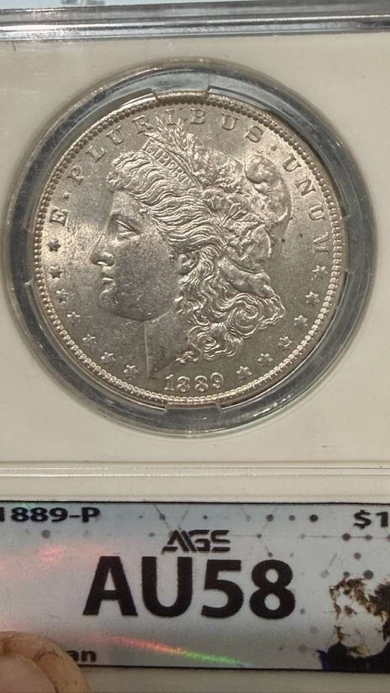 MORGAN ONE SILVER DOLLAR 1889-P