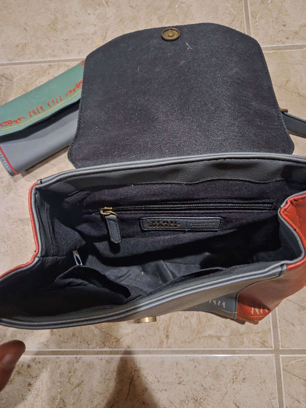 Disney Star Wars Boba Fett Danielle Nicole Backpack Purse Bag And Wallet Unused