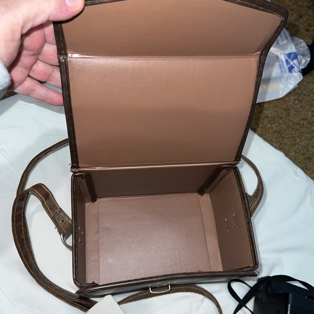 Polaroid Land Camera SONAR OneStep With Case, Flash Attachment, Instructions