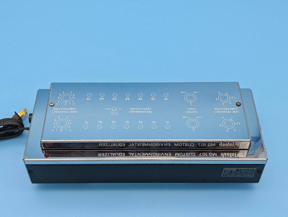 McIntosh MQ107 Environmental Equalizer - XR/XRT Speaker EQ -From Complete System
