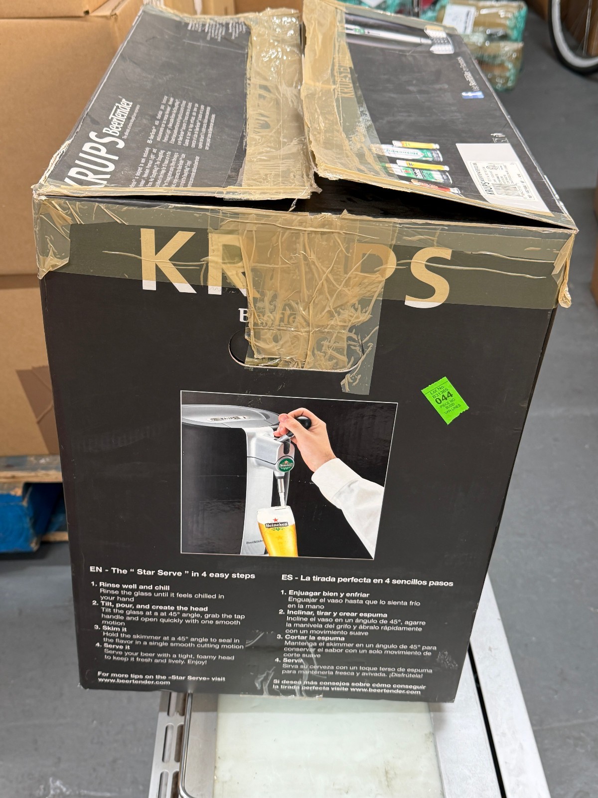 Krups Beertender B100 Home Draft Beer Dispenser *Open Box