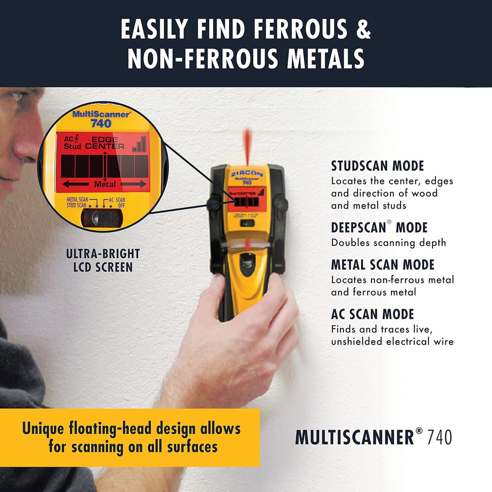 Multiscanner 740 Electronic Wall Scanner with Built-In Erasable Wall Marker
