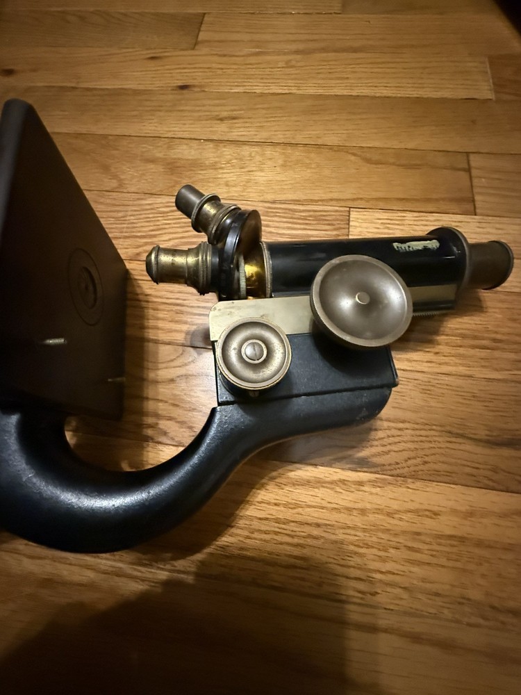 Vintage Bausch & Lomb Microscope with Brass Components