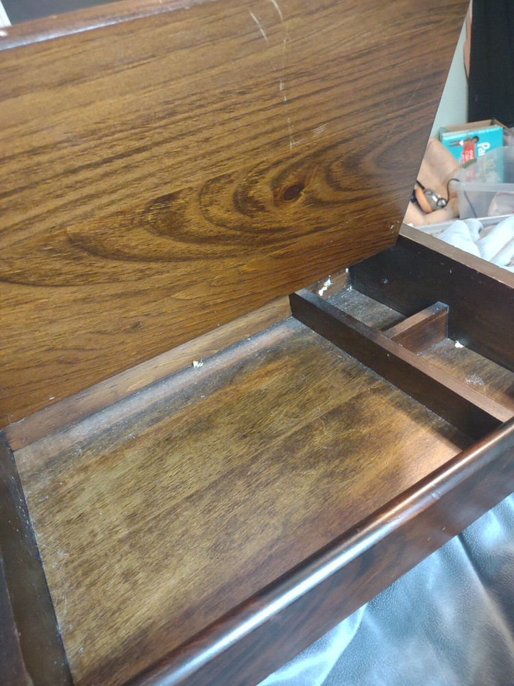 Handcrafted Antique Gentlemans Lap Desk