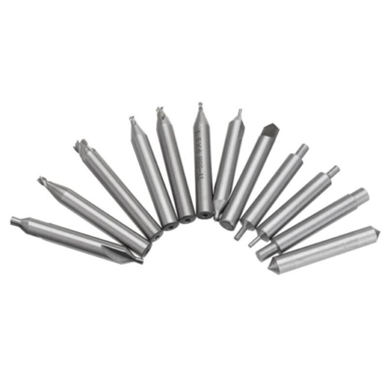 Drill Bits Cutter Set for 368A Locksmith Vertical Key Tool Machine Spare Parts