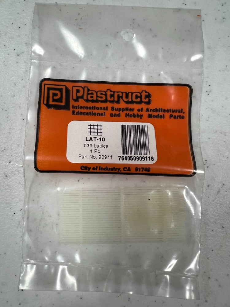 Plastruct 90911 LAT-10 .039 Lattice (1 pc)