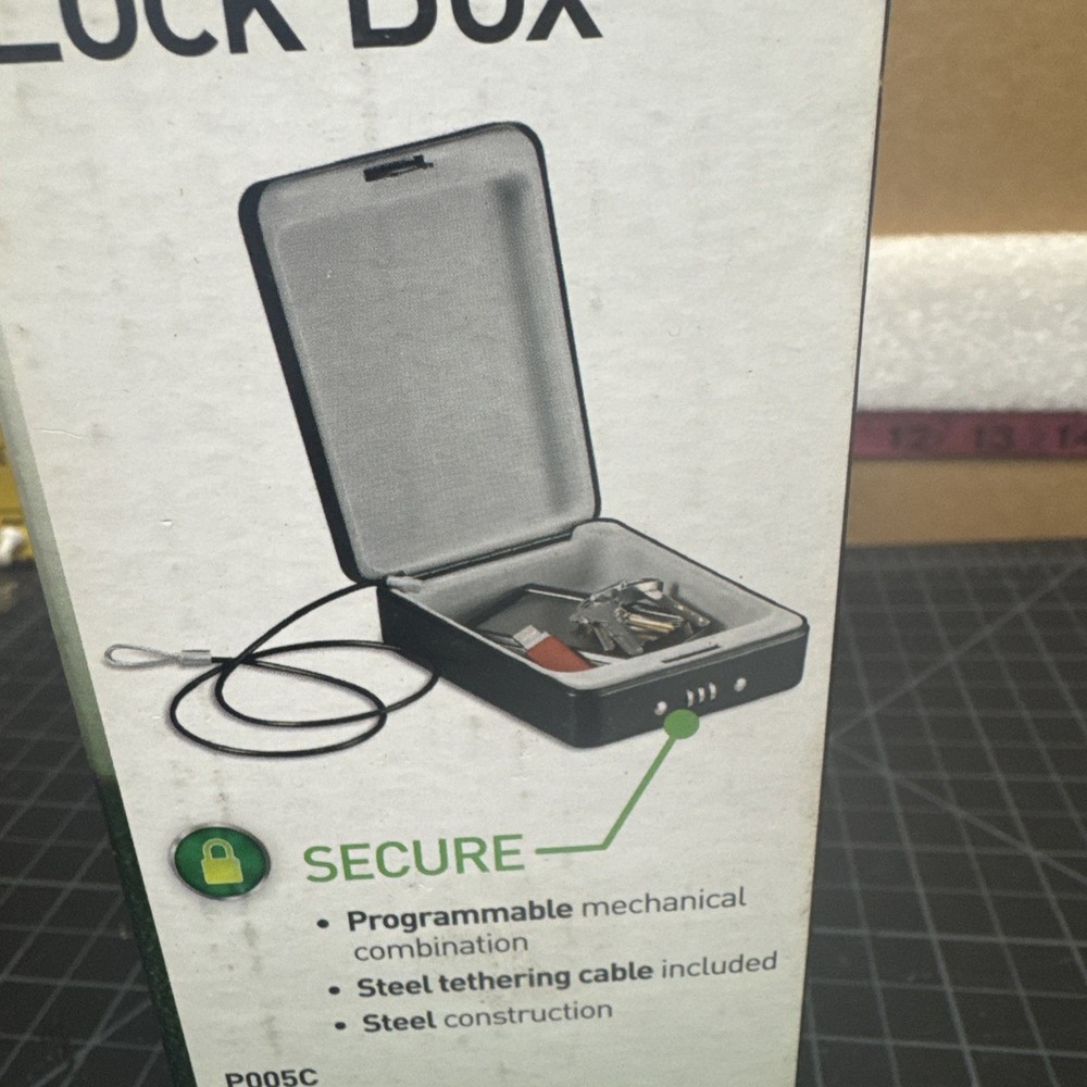 SentrySafe P005C Small Portable Lock Safe Box with Combination Lock NEW!!