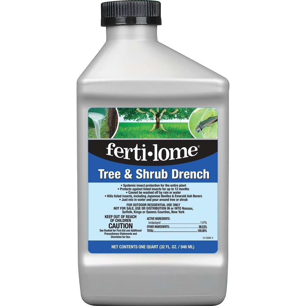 Fertilome Tree & Shrub Drench Systemic Insect Control Concentrate, 32 fl oz