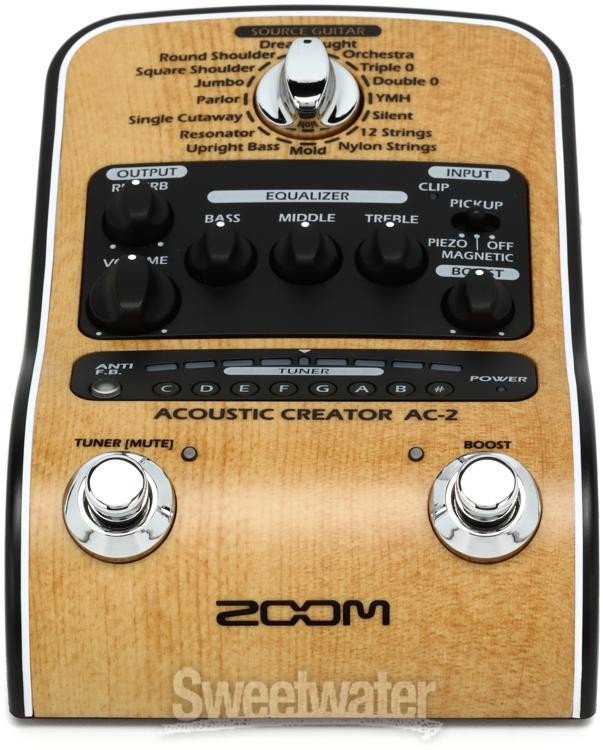 Zoom AC-2 Acoustic Creator - Enhanced Direct Box