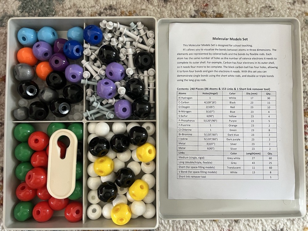 Molecular Model Kit For Organic Chemistry