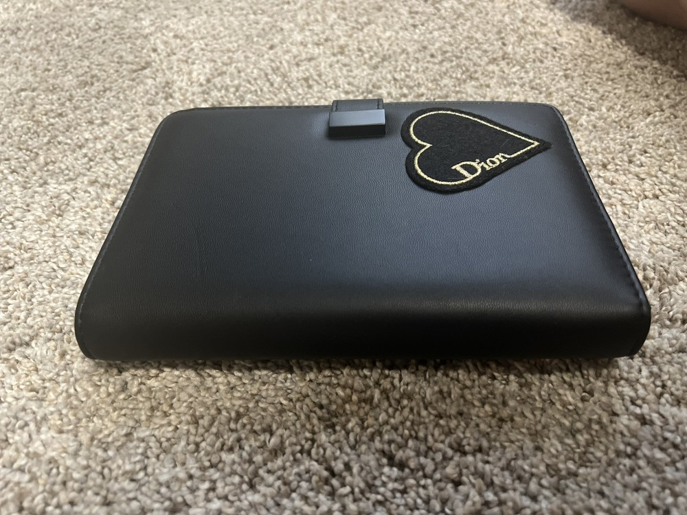Christian Dior Notebook Notepad Heart BLACK -New-