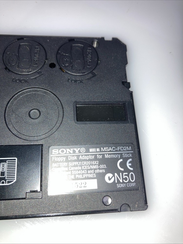 Sony MSAC-FD2M Floppy Disk Adapter for Memory Stick with disc & manual