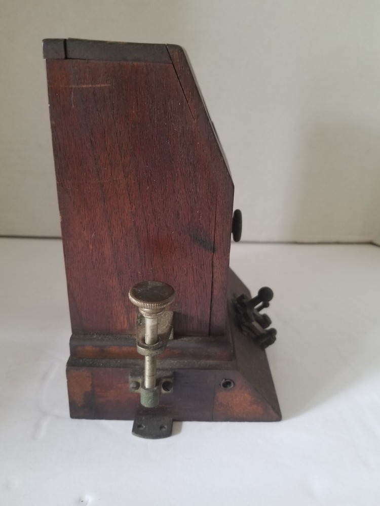 Antique Maker Unknown Galvanometer Telegraph Telephone Meter Steampunk