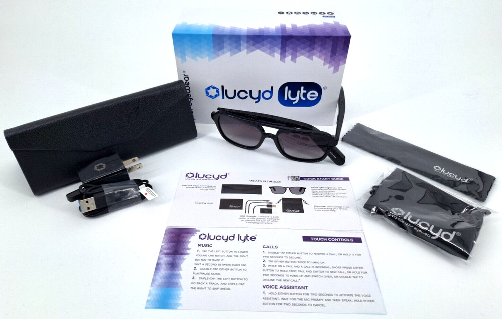 Lucyd Lyte Voyager LCD006-40 | Bluetooth Audio Smart Glasses
