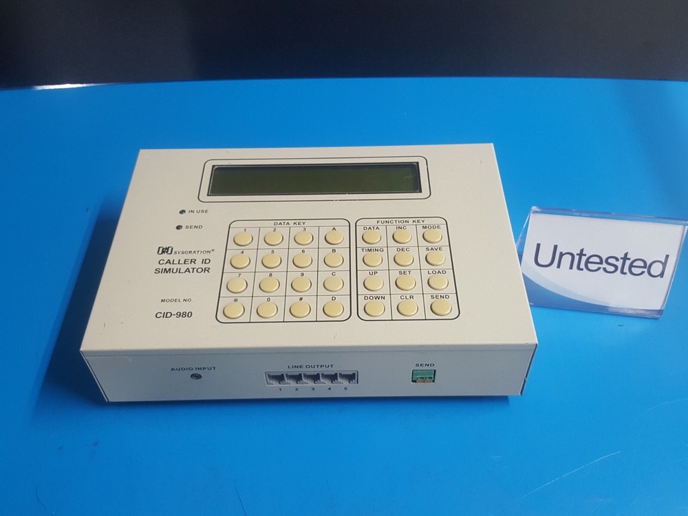 Prodigit-Electronics CID-980: Caller ID Simulator (021A)