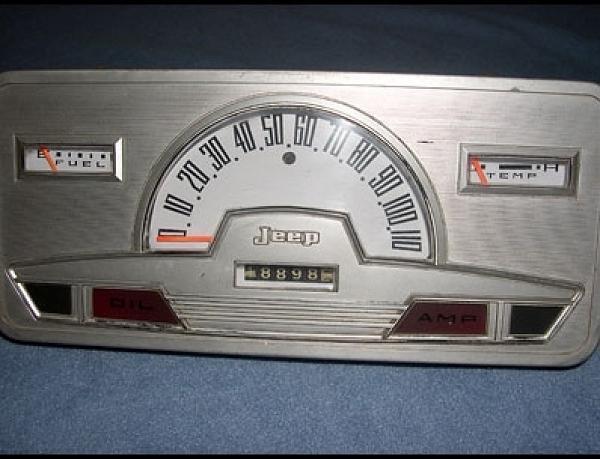White Face Gauges for 1966-1973 Jeep Commando