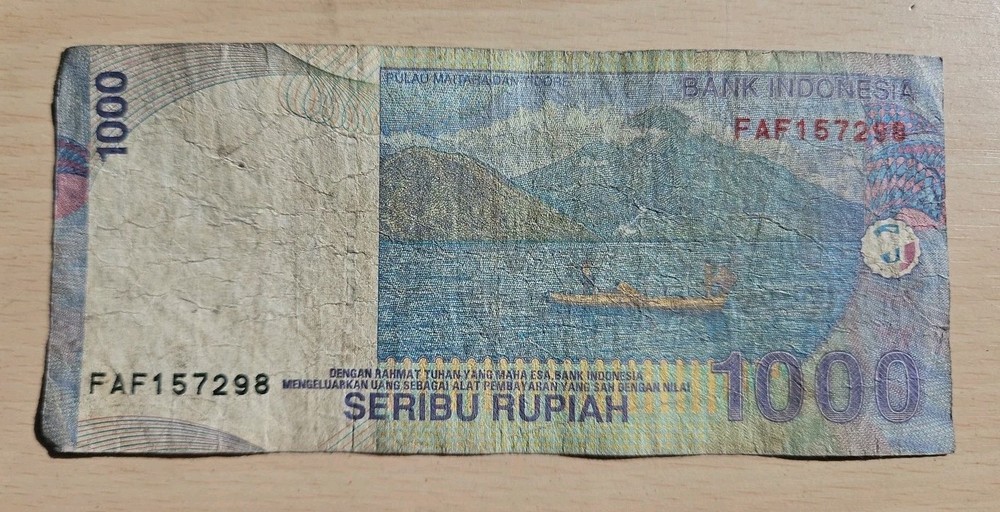2011 Indonesia 1000 Rupiah Note