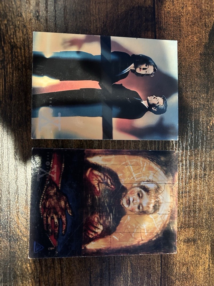 1995 Topps X files Cards (2) #2 & #27