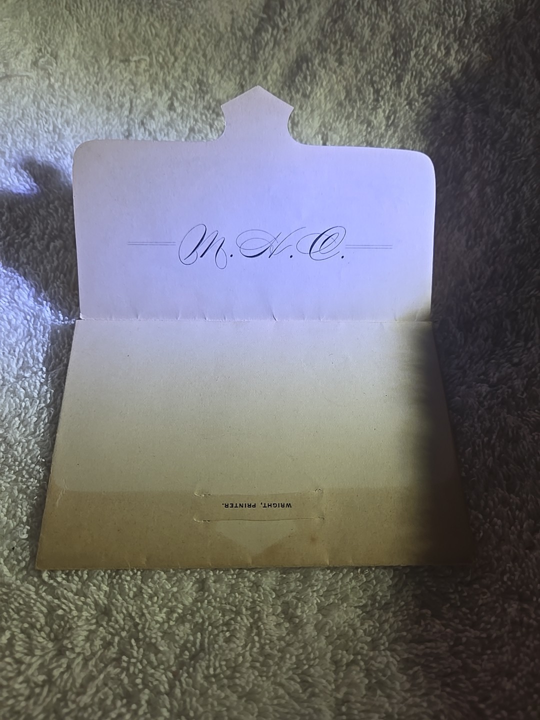 Antique Grand Fireman's Ball Invitation MAZEPPA HOSE COMPANY 3 FITCHBURG,MASS.