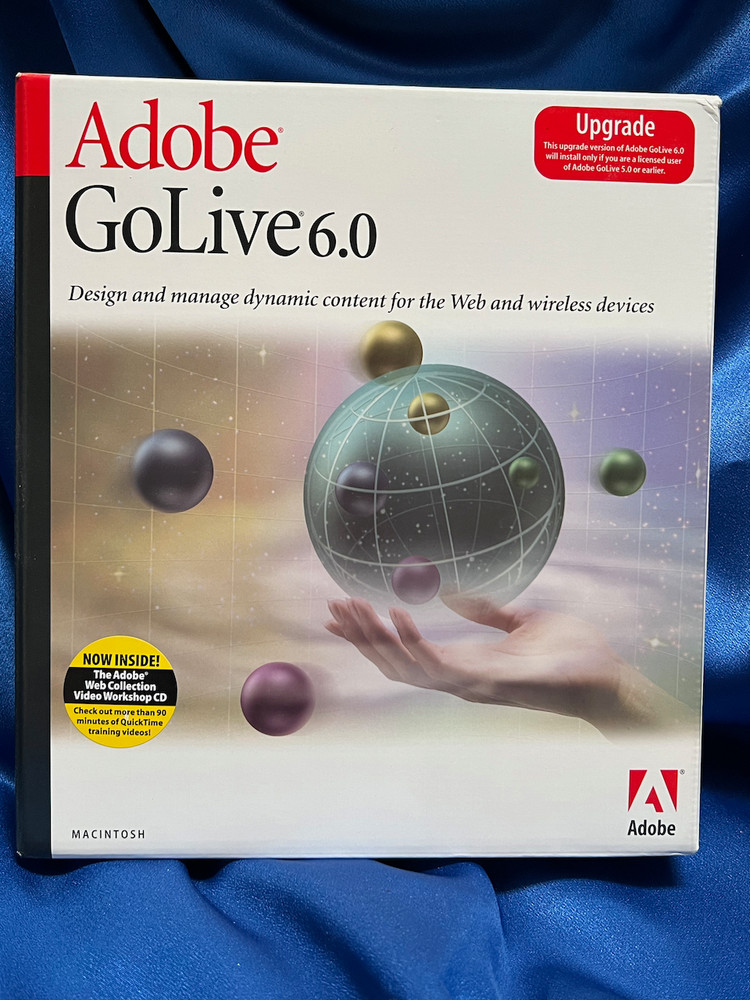 Adobe GoLive 6.0 Upgrade Macintosh Software
