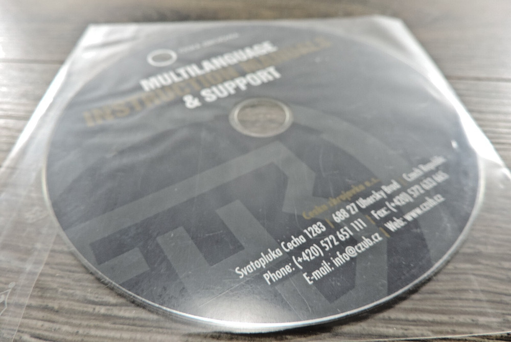 CZ Multilanguage Instruction Manuals & Support CD