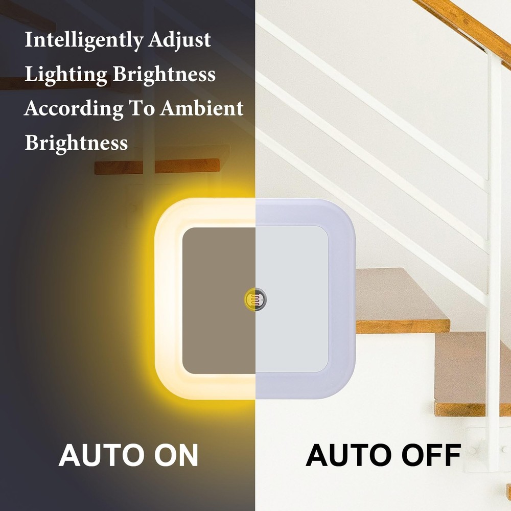 Tuanse LED Night Lights Plug into Smart Sensor Automatic Night Lamp Nightlights