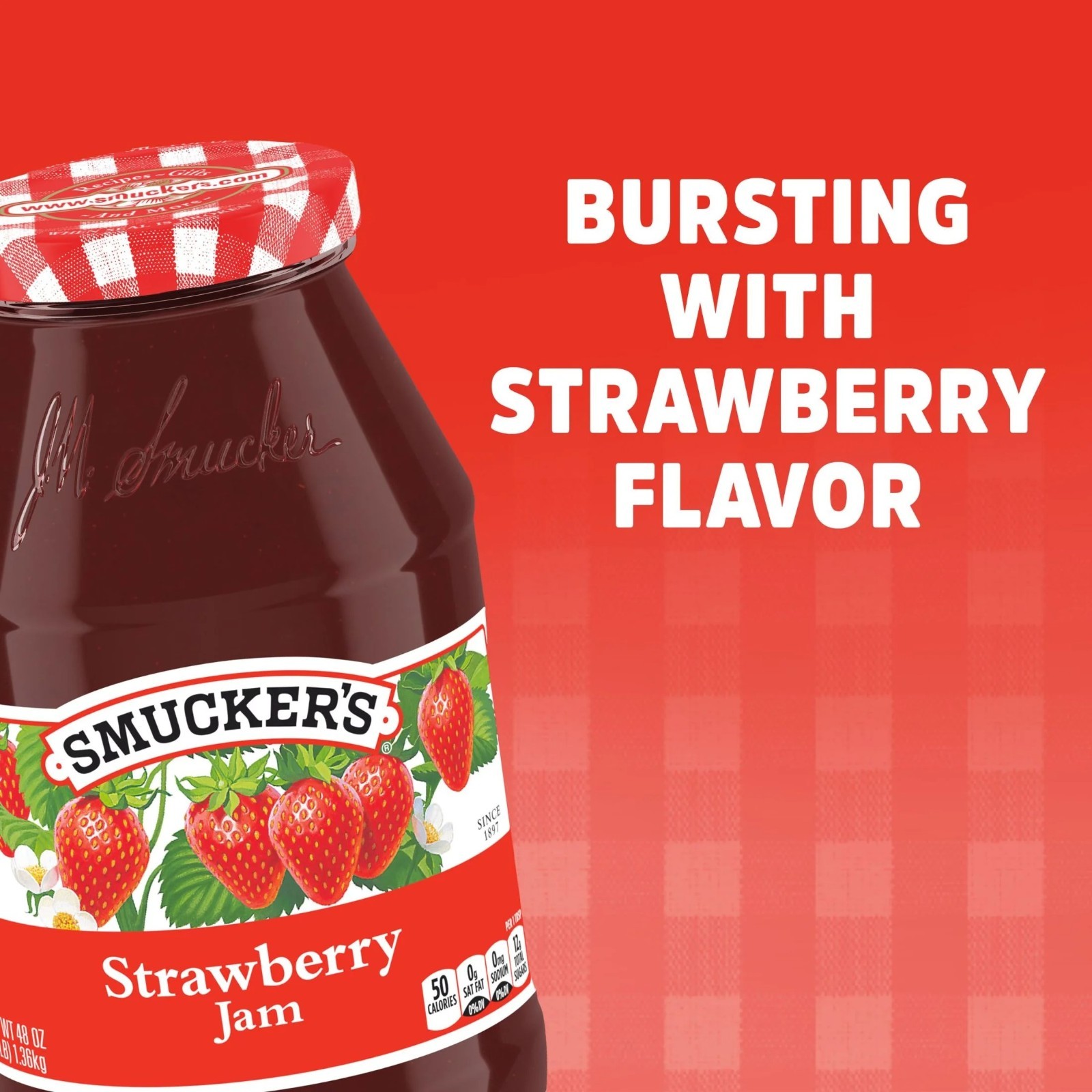 Smucker's Strawberry Jam, 48 Ounces
