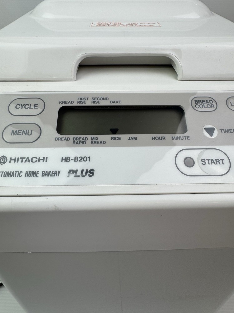 Hitachi Automatic Home Bakery Plus Bread Rise Machine HB-B201 Works / Teated