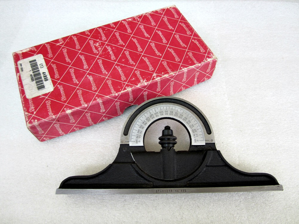 Starrett Combination Protractor Head CPR-1224W Made in USA