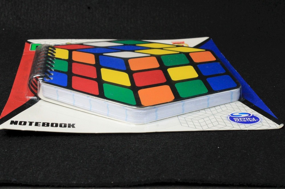Rubik's Cube Shaped Notebook Notepad by Spin Master - 80 Sheet - BNIP