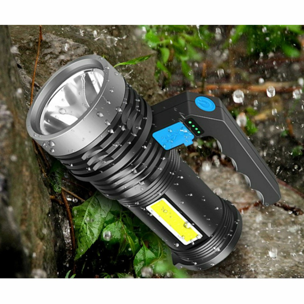 USB Rechargeable 90000000lm LED Flashlight Tactical Light led Torch Camping Lamp