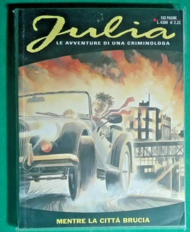 BONELLI JULIA COMIC -WHILE THE CITY BURNS -N.26-NEW-NEWSSTAND-REF.3695