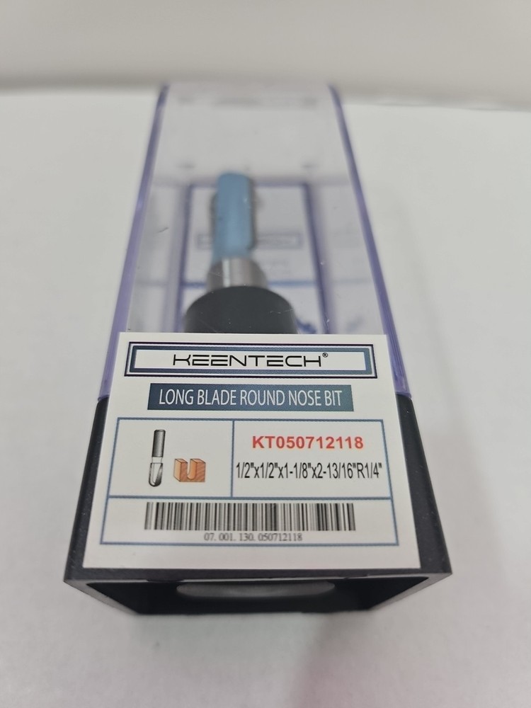 KEENTECH Router Bits, Carbide Tipped Core Box Bit for Edge Forming,...