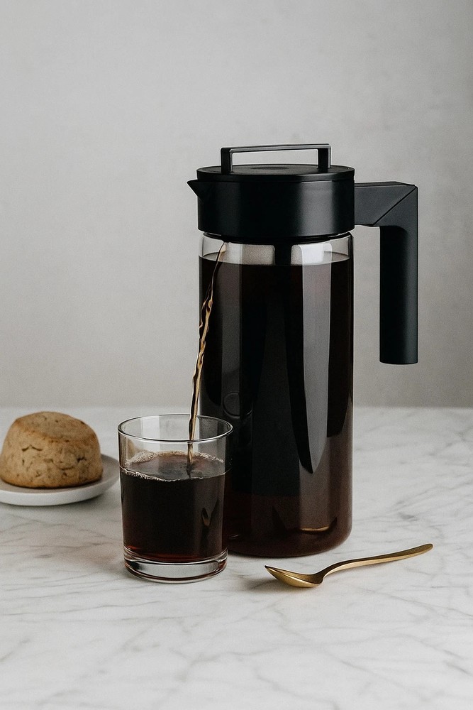 Deluxe Coffee Maker 32oz Fast Brew Drip Machine Compact Easy Clean