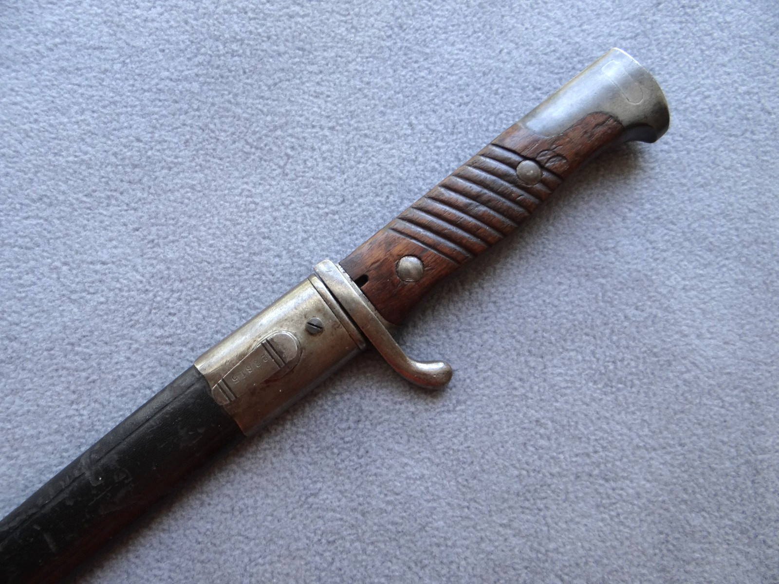 Scarce WWI Peruvian Model 1909 Quillback Bayonet Simson & Co. Suhl