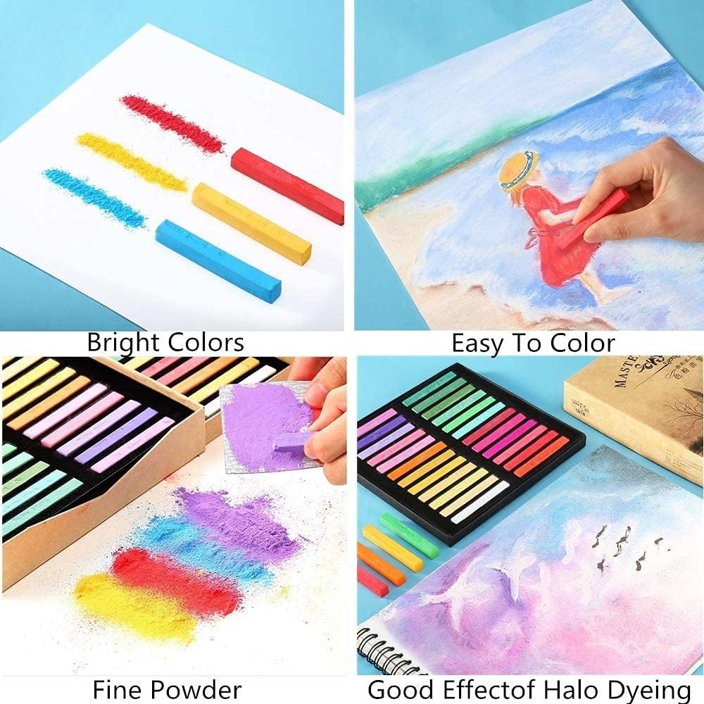 Non Toxic Soft Pastels Art Chalk Set