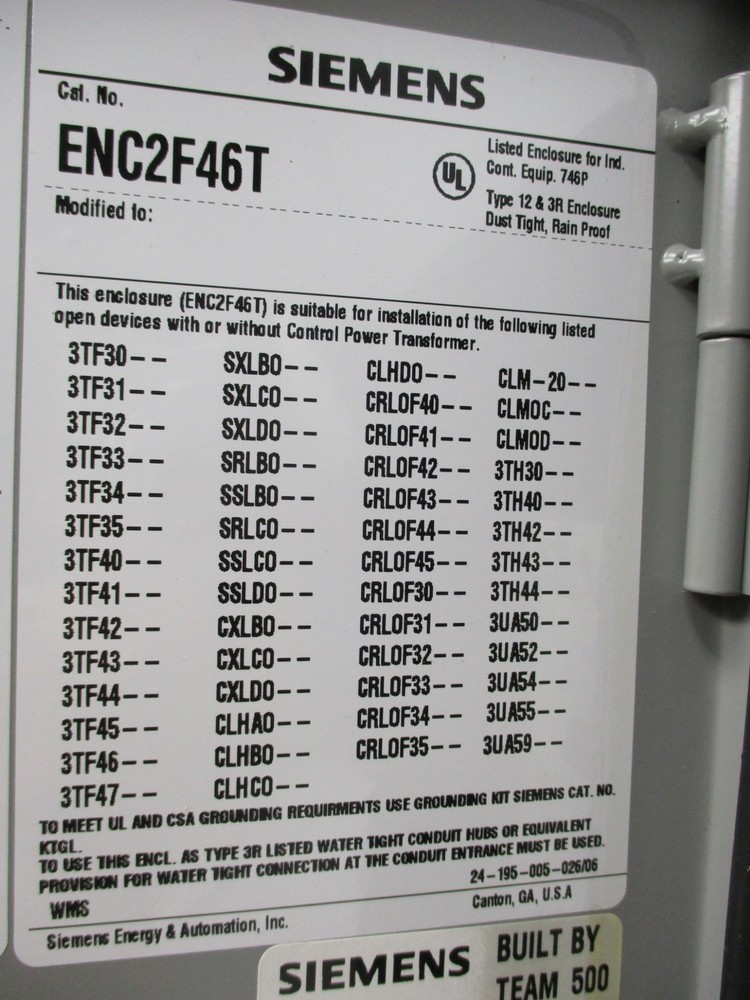 SIEMENS ENC2F46T NSMP