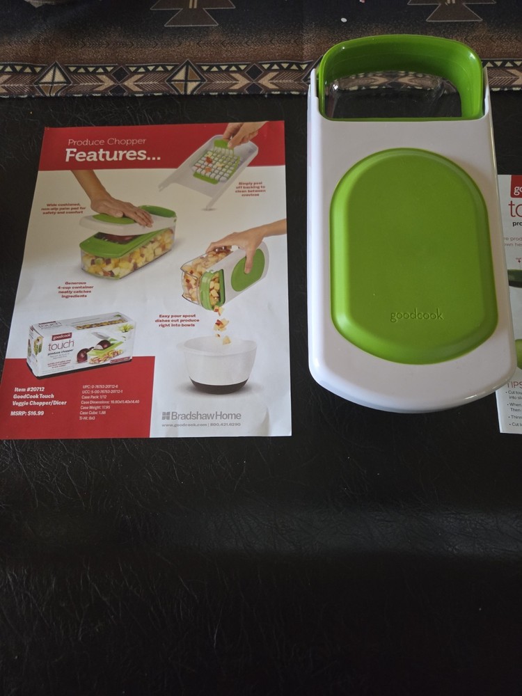 Goodcook Touch Produce Chopper And Handheld Spiralizer