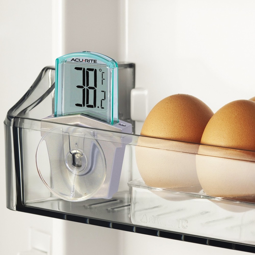 AcuRite Digital Window Thermometer Outdoor Display White Accurate Temp
