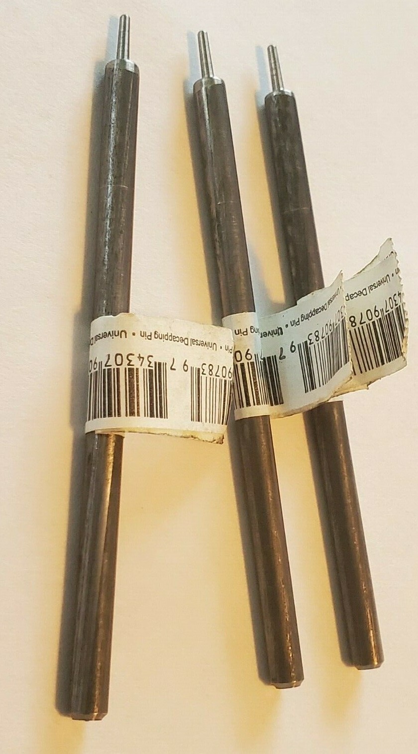 Lee 90783 3-Pack of Decapping Pins for Universal Decapping Die #90292 SHIPS FAST