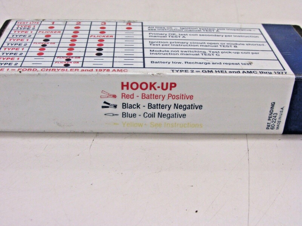 KAR CHECK ELETRONIC IGNITION ANALYZER