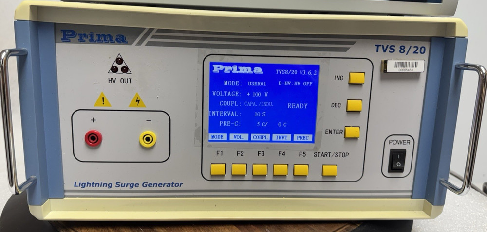 Xitron 2802 2-Channel Power Analyzer & Prima TVS 8/20 Lightning Surge Generator