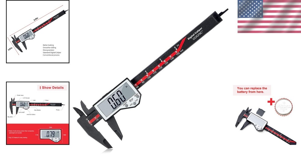 Precision Digital Caliper 0-6