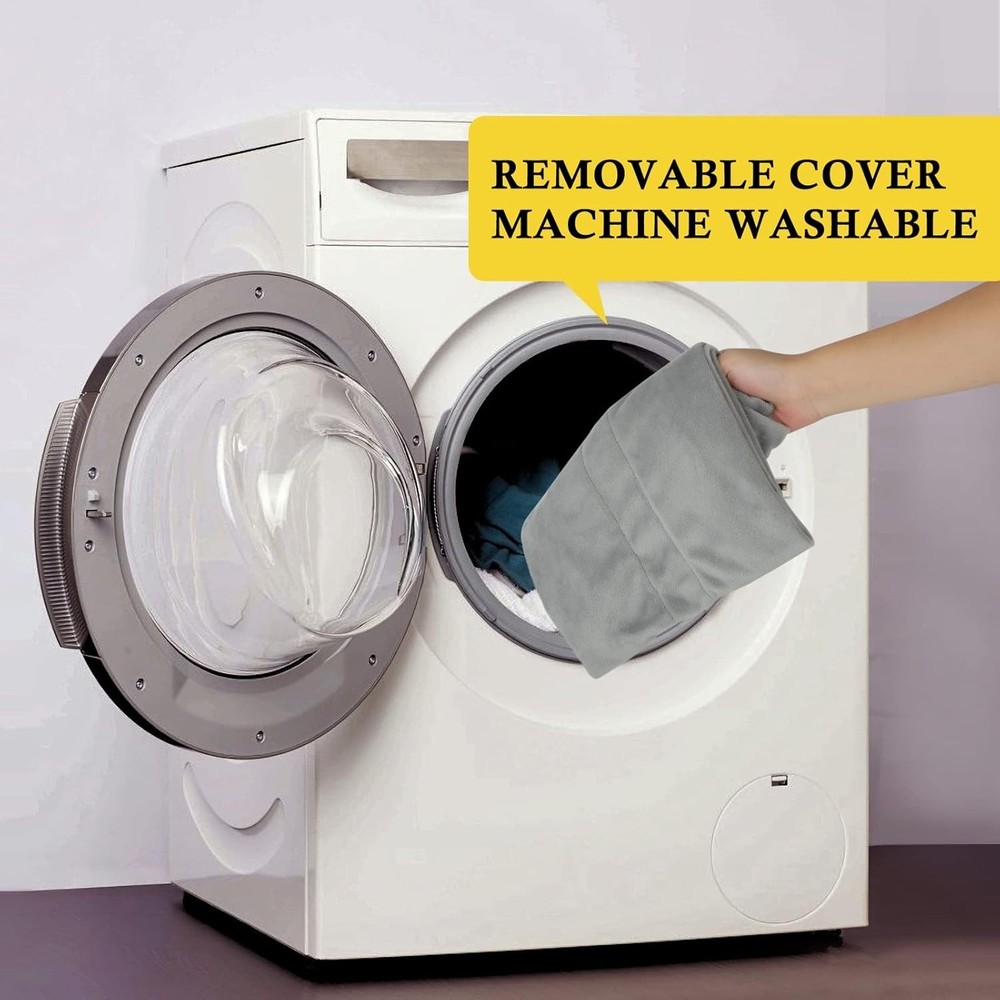 Easy-to-Install Door Draft Stoppers 2 Pack - 30in Adjustable, Efficient Gray