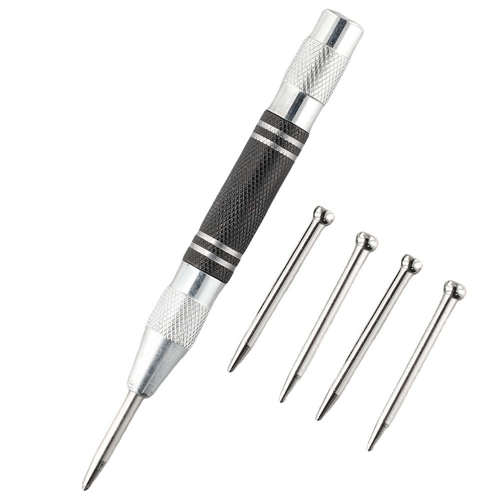 Automatic Centre Punch with Adjustable Spring Load Metal Drill Tool